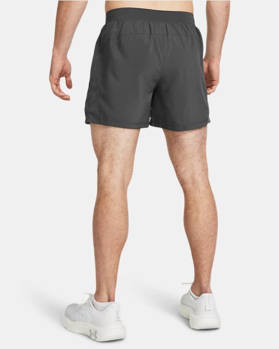 Men's UA Launch Unlined 5" Shorts, Gray, pdpMainDesktop image number 1